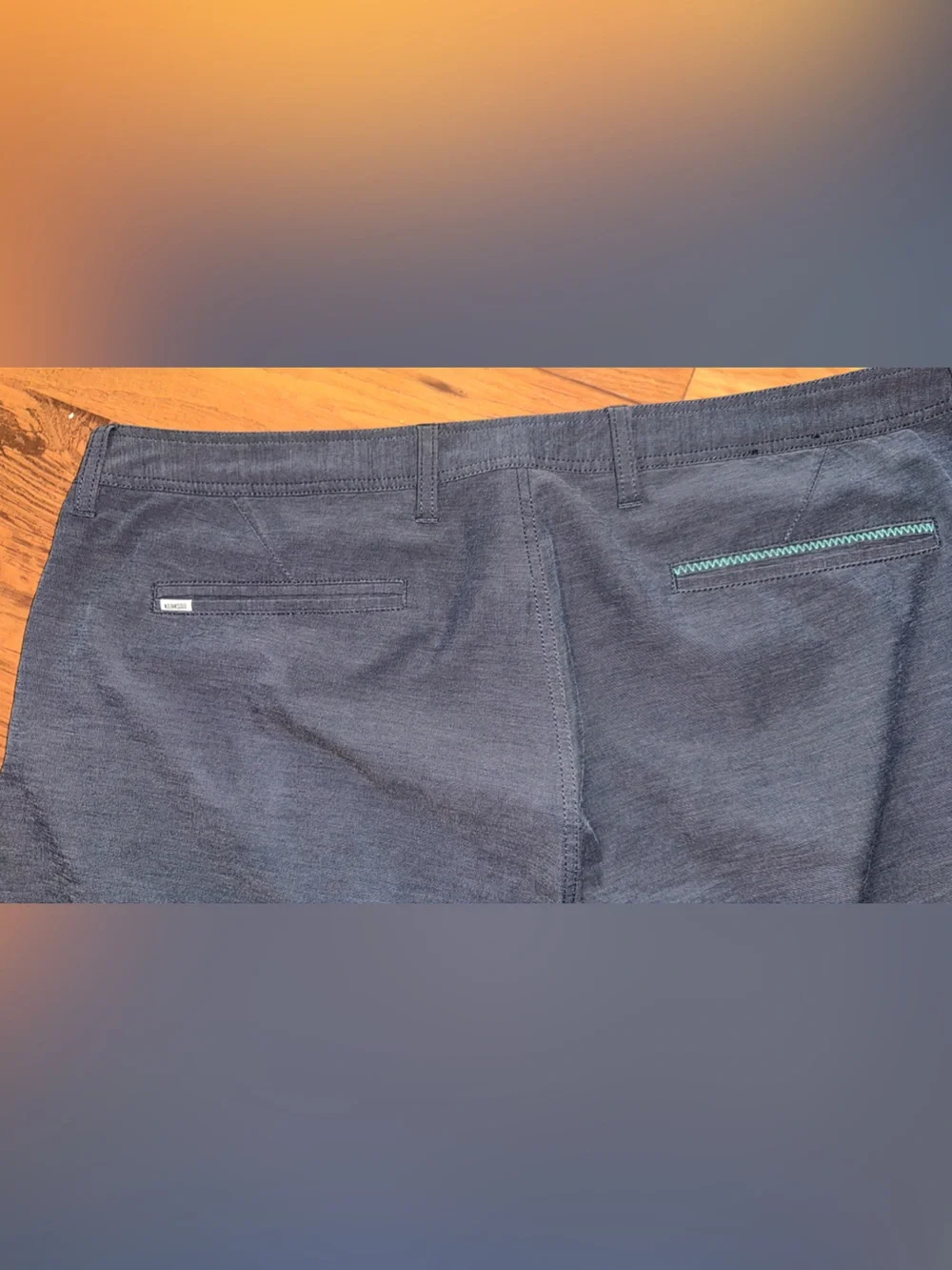 LINKSOUL Boardwalker Hybrid Shorts Dark Gray 4-Way Stretch Performance Size 38 - Picture 10 of 11